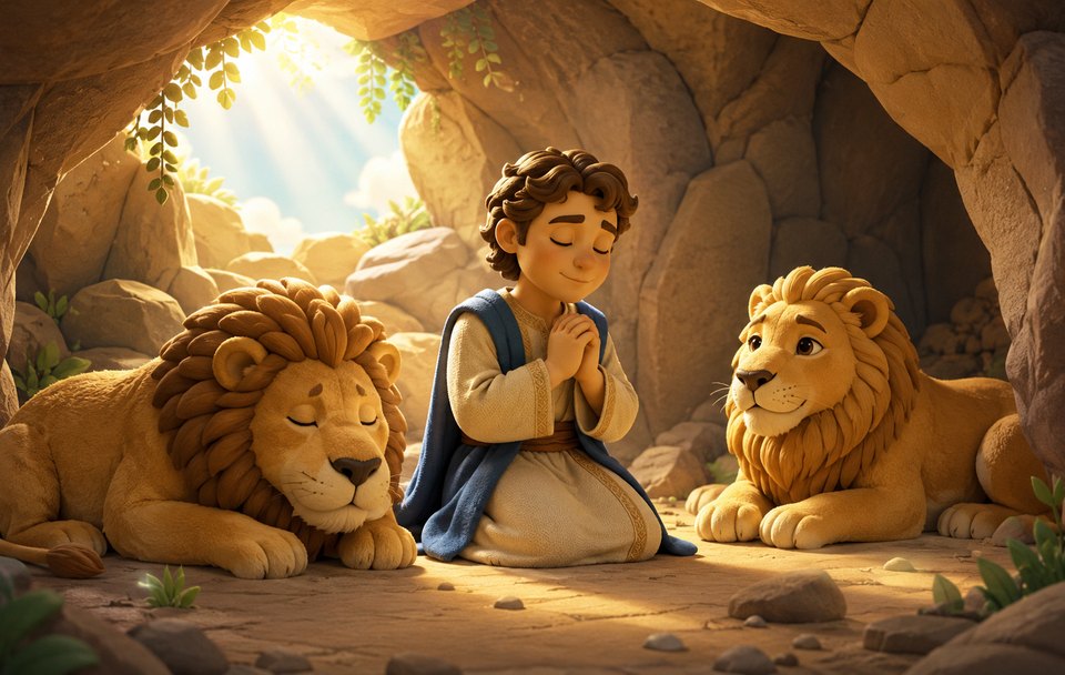 Capa de Daniel na Cova dos Leões