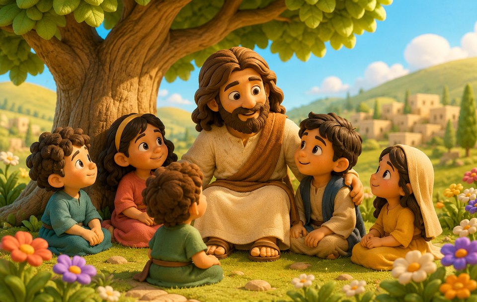 Capa de Jesus e as Criancas
